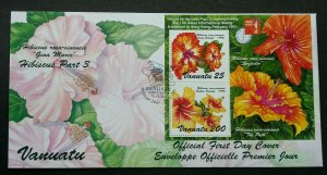 Vanuatu Flowers 1996 Hibiscus Flower Plant (FDC) *Hong Kong Expo 1997