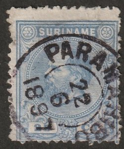 Suriname 1873 Sc 11 used thins