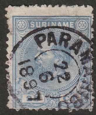 Suriname 1873 Sc 11 used thins