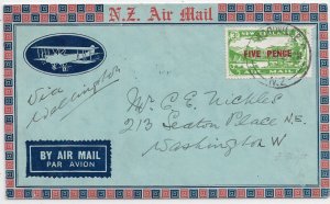 Woodville to Wellington, New Zealand 1932 1st Flight (53856)