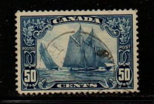 Canada Sc 158 1929 50 cent Schooner Buenose stamp used