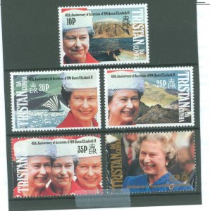 Tristan da Cunha #508-512  Single (Complete Set) (Queen)