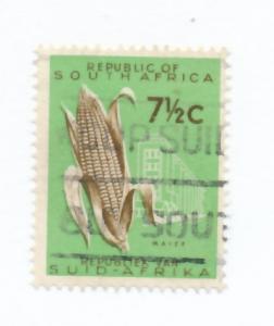 South Africa 1961  Scott 274 used - 7.1/2c, Corn