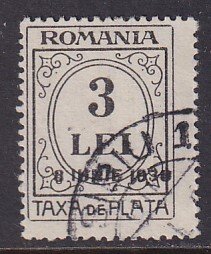 Romania (1830) Sc J80 (3) used
