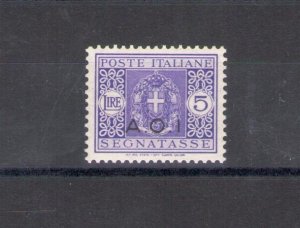 1939-40 A.O.I. - Italian Colonies - Segnatasse No. 11a - A.O.I No Dot After I -