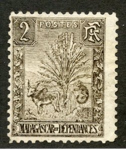 Madagascar, Scott #64, Unused, Hinged