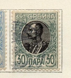 Serbia 1905 Early Issue Fine Used 30p. NW-114520