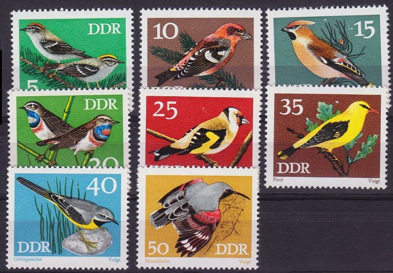 GERMANY DDR [1973] MiNr 1834-41 ( **/mnh ) Vögel