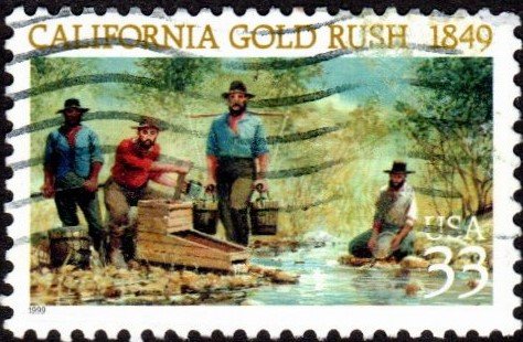 United States 3316 - Used - 33c California Gold Rush (1999) (cv $0.90)