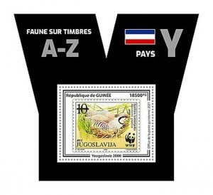 Guinea - 2021 Fauna & WWF, Bird - Stamp Souvenir Sheet - GU210114b2