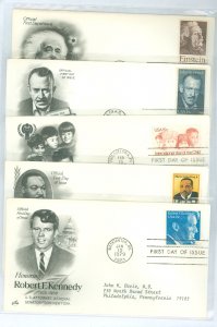 US 1770-1774 Addressed FDC's