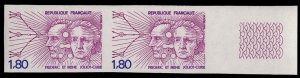 France, 1950-Present #1838 (YT 2218) Cat€70, 1982 Frederic and Irene Joliot...