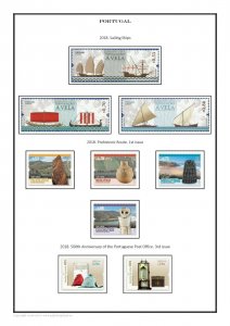 PORTUGAL 1853 - 2021  PDF PDF(DIGITAL) STAMP ALBUM PAGES