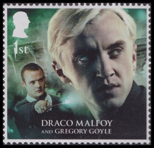 GB 5092 Harry Potter Draco Malfoy & Gregory Goyle 1st single MNH 2023