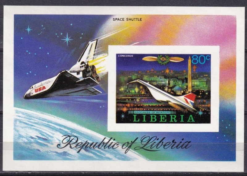 Liberia #800  MNH Imperf CV $15.00 (Z8256L)