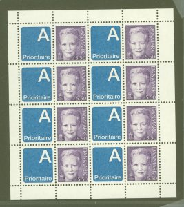 Denmark #1124B  Souvenir Sheet (Queen)