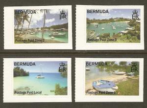 Bermuda #959-62 NH Scenes - Self Stick Booklet Stamps