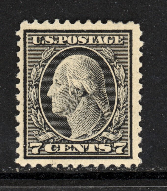 SCOTT 507 1917 7 CENT WASHINGTON REGULAR ISSUE MH OG F-VF CAT $16!