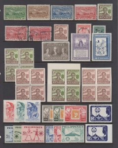 PHILIPPINES 1947-59 SPECIALIZED Sc 516 to 607, C74-C76 & CB1-CB3 SETS+ €583.20