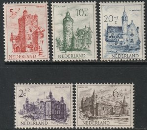 Netherlands 1951 Sc B224-8 set MH*