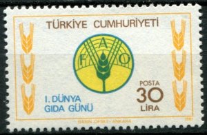 Turkey Sc#2199 MNH, 30L multi, 1st World Food Day (1981)