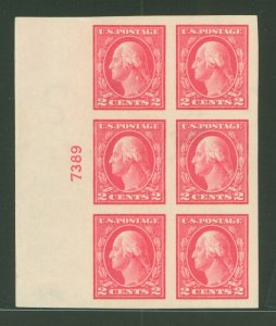 United States #409 Mint (NH) Plate Block