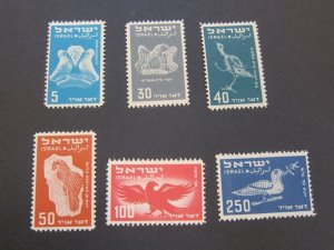 Israel 1950 Sc C1-6 set MH