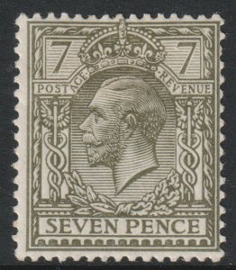 GB Scott 168 - SG387, 1912 Script Cypher 7d MH*