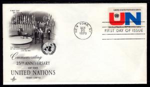 US 1419 United Nations Artcraft U/A FDC