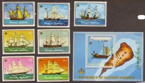Ocussi-Ambino (Timor) unlisted set of ships