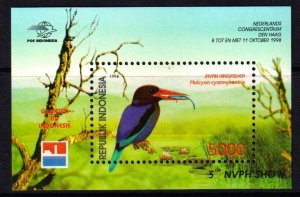 Indonesia 1998 Birds - Exhibition Mint MNH Miniature Sheet SC 1790a