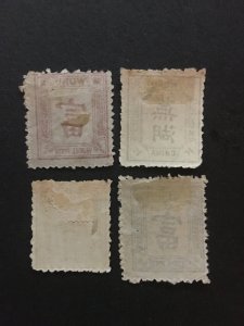 China stamp set, used, imperial local, Genuine, List 1527