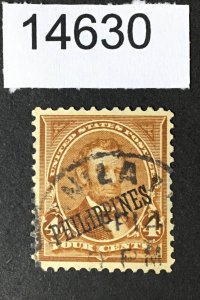 PHILIPPINES US STAMPS # 220 USED CV. $ LOT #14630
