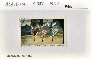 ALBANIA - SC #1397 - USED ON 102 CARD - 1971 - ALBA001