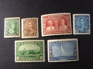 CANADA # 211-216--MINT NEVER/HINGED----COMPLETE SET----1935