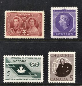 STAMP STATION PERTH - Canada #4 Omnibus Stamps MNH / MLH