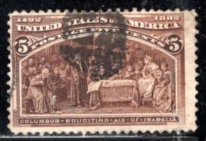 United States Scott # 234, used