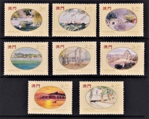 Macau 1995 Famous 8 Views of Macau (8v Cpt) MNH CV$10