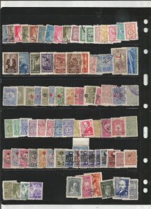 TURKEY COLLECTION ON STOCK SHEET, MINT/USED