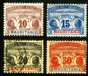 Monaco Stamps # J2-5 Used F Scott Value $55.00