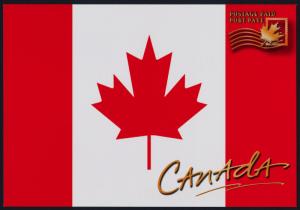 Canada UX120 Postcard MNH The Canadian Flag, Barcode