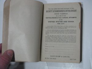 1910 Scott's Stamp Catalog - Nice condition