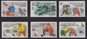 Mauritania 432-437 Olympic Hockey 1979