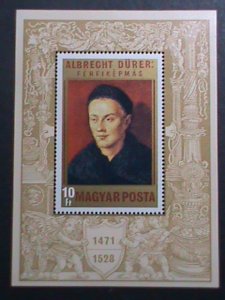 ​HUNGARY-1971 SC#2074 ALBRECHT FURER-GAERMAN PAINTER  MNH S/S VERY FINE