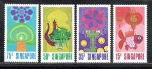 SINGAPORE SC# 157-60   FVF/MNH