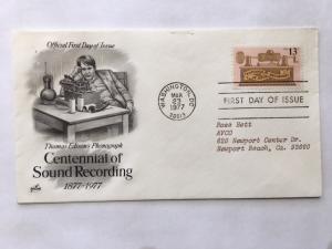 US – 1977 – First Day Cover – SC# 1705