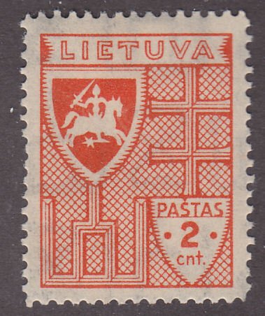 Lithuania 296 Double Barred Cross 1937