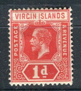 VIRGIN ISLANDS(stamp) 1920s early GV issue Mint hinged Shade of 1d. value