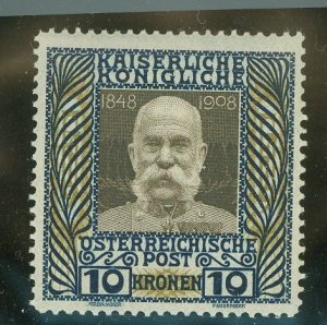 Austria #127 Unused Single