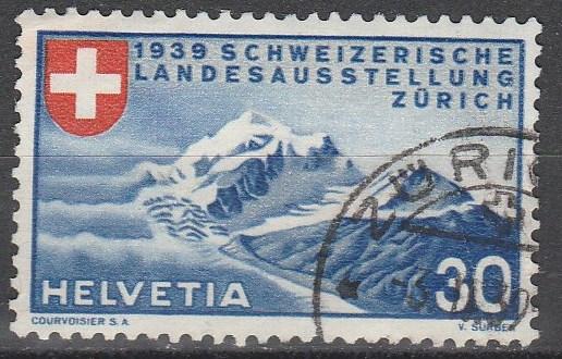 Switzerland #252 F-VF Used CV $8.25 (V3205)